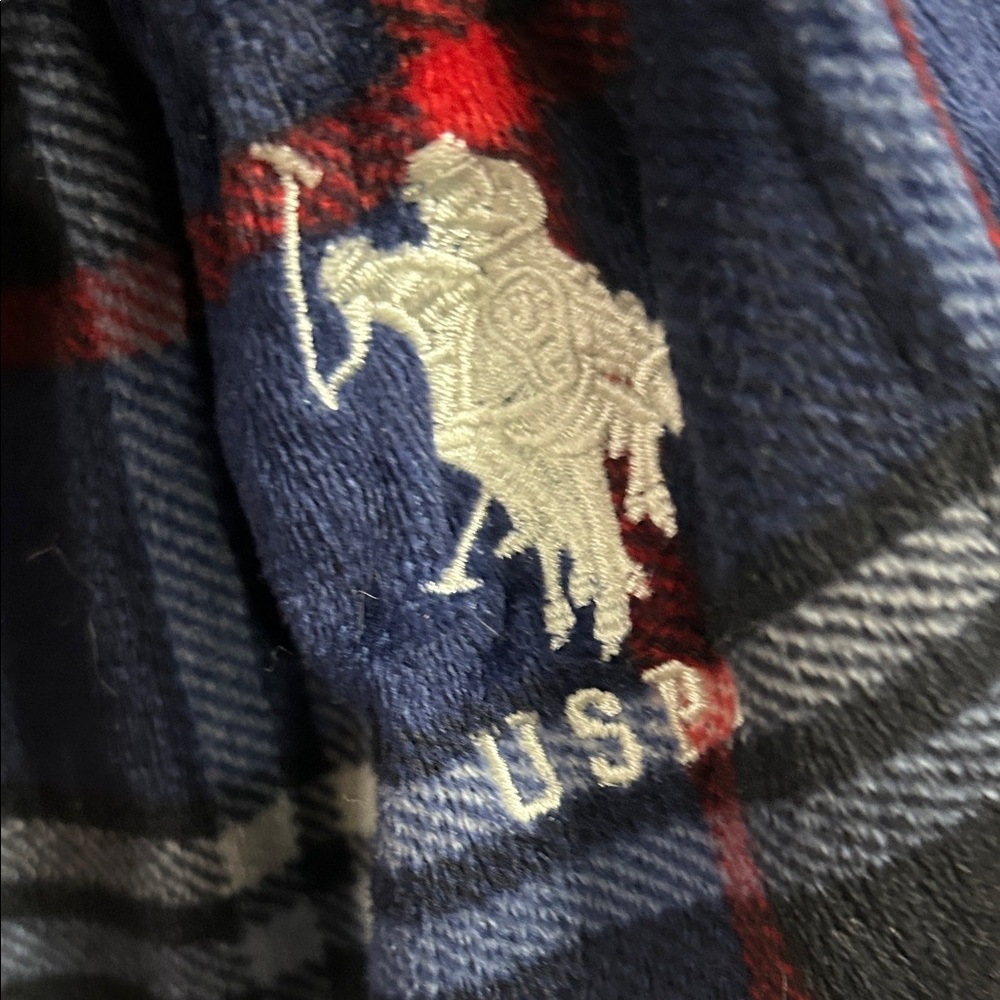 Beverly Hills Polo Club Navy and Red Plaid Pants - Picture 3 of 6